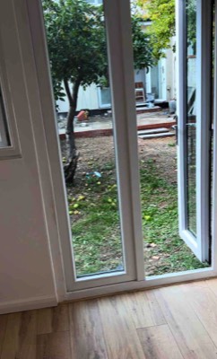  UPVC double glass door and windows. 